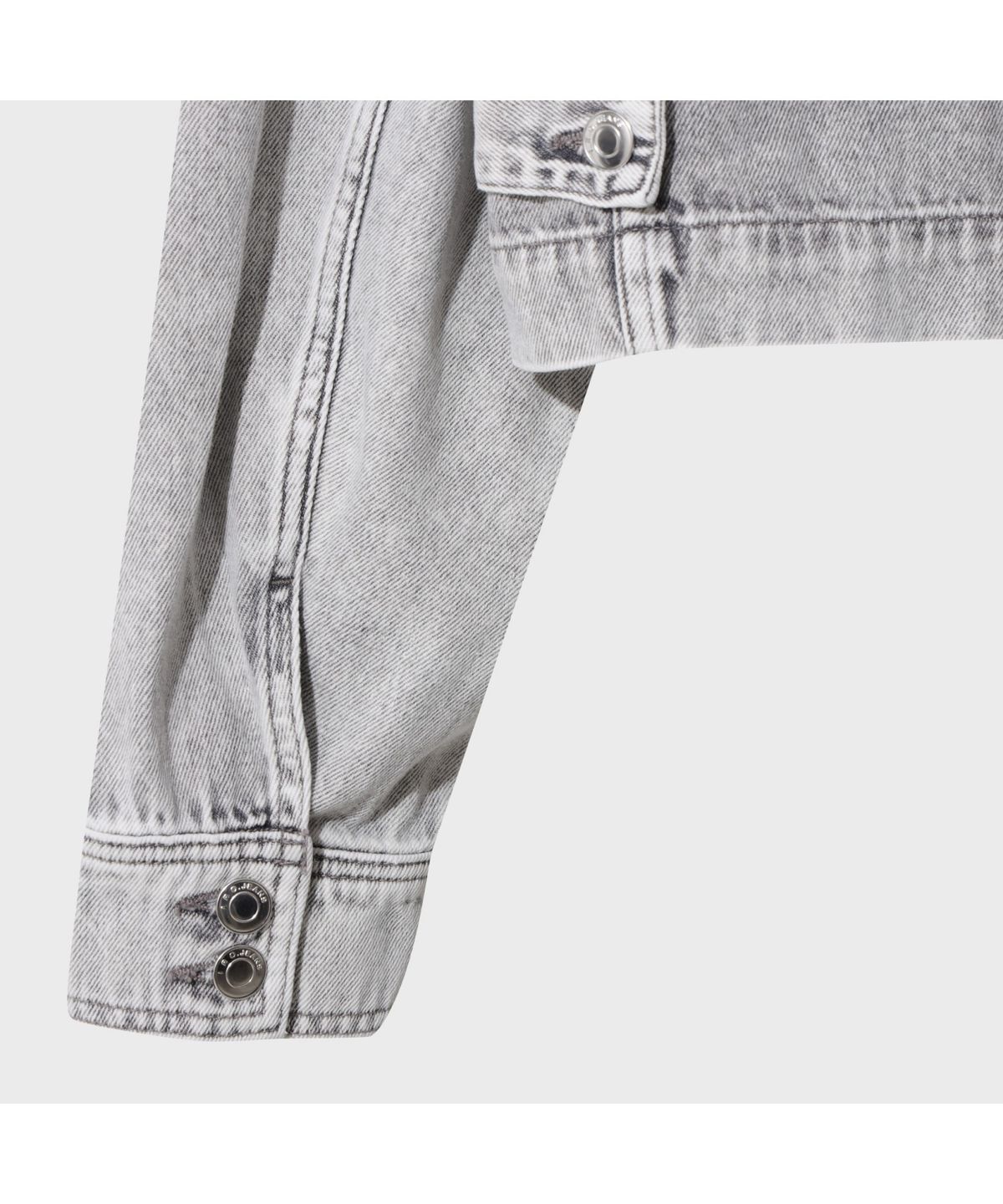 이로 우먼(IROWOMEN) ALESSIO 크롭 데님 자켓_IOJCS25102GYL - Grey