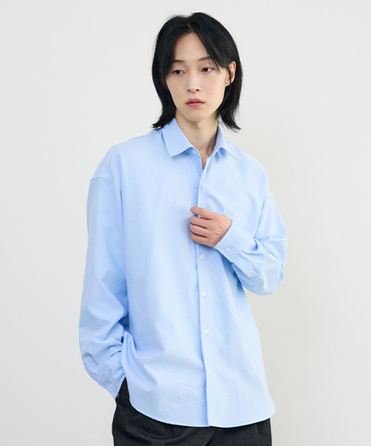 어레이드(ARRAYED) 컴포트 오버핏 옥스포드 셔츠 [LEMON]