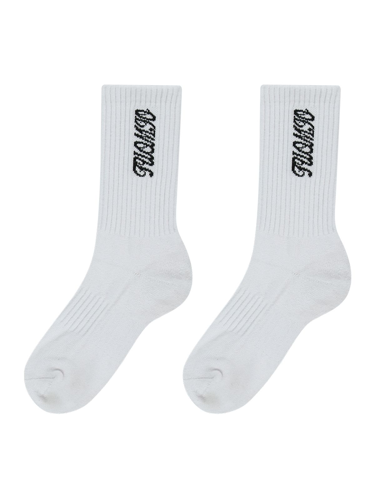 뚜오미오(TUOMIO) TM ESSENTIAL LOGO SOCKS [WHITE]