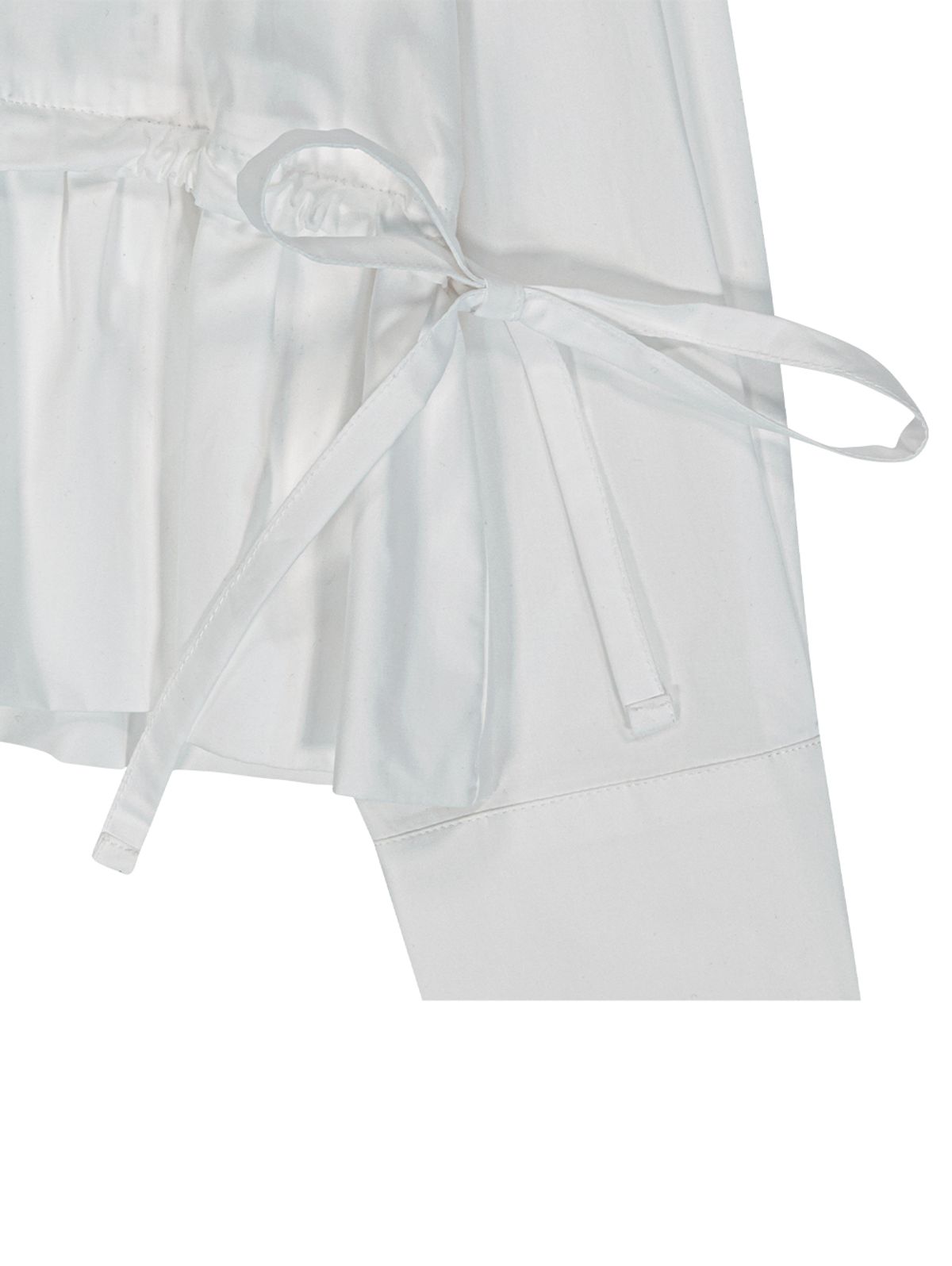 뚜오미오(TUOMIO) BIG COLLAR EMBLEM SHIRT [WHITE]