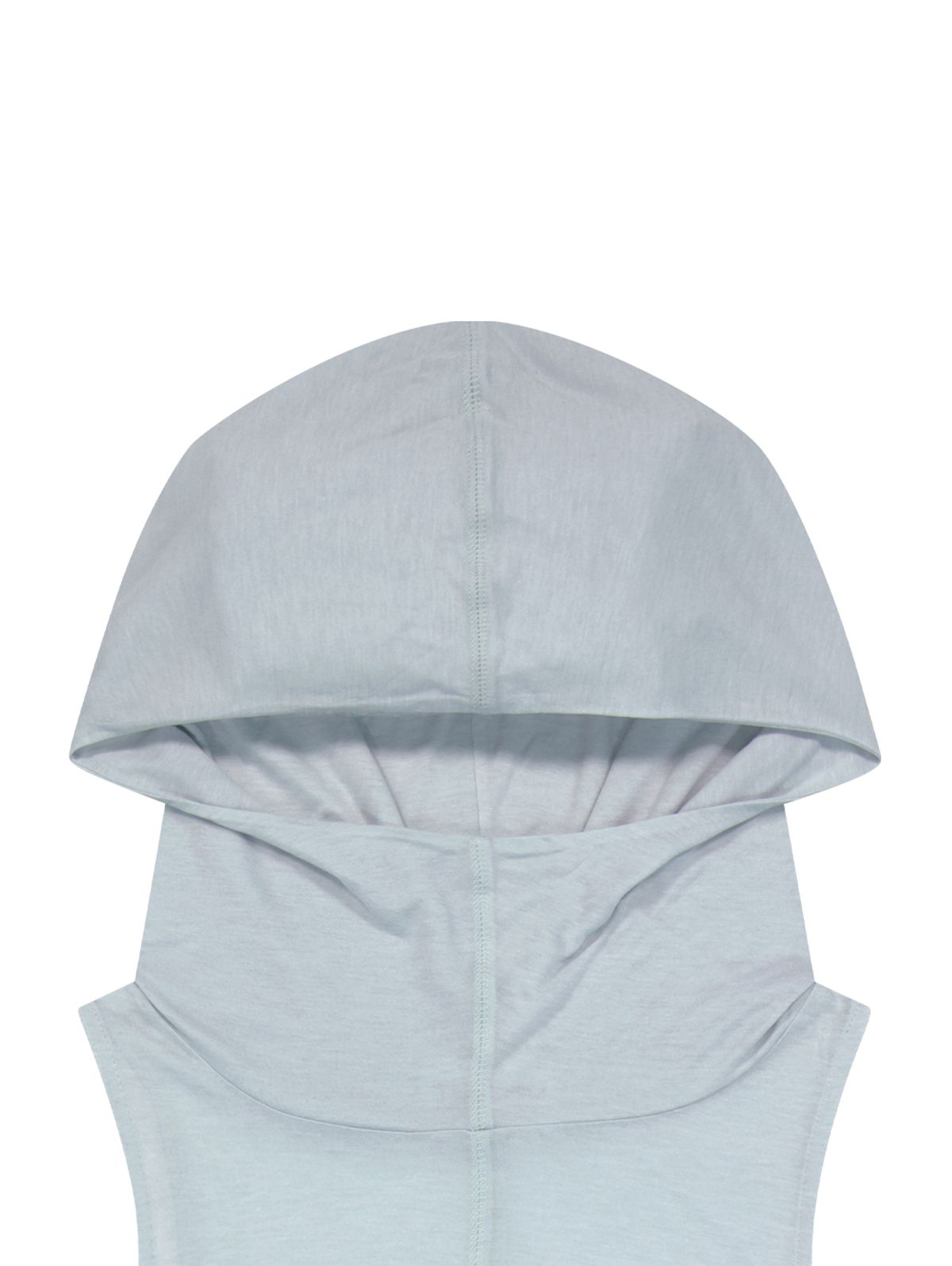 뚜오미오(TUOMIO) SHEER HOODED VEST [BABY BLUE]
