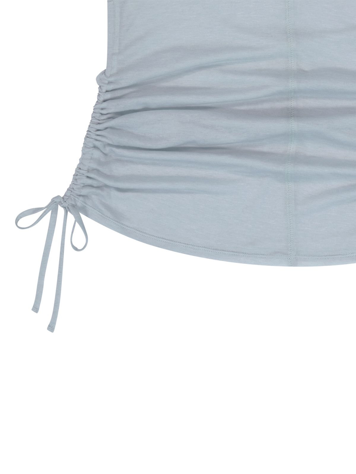 뚜오미오(TUOMIO) SHEER HOODED VEST [BABY BLUE]