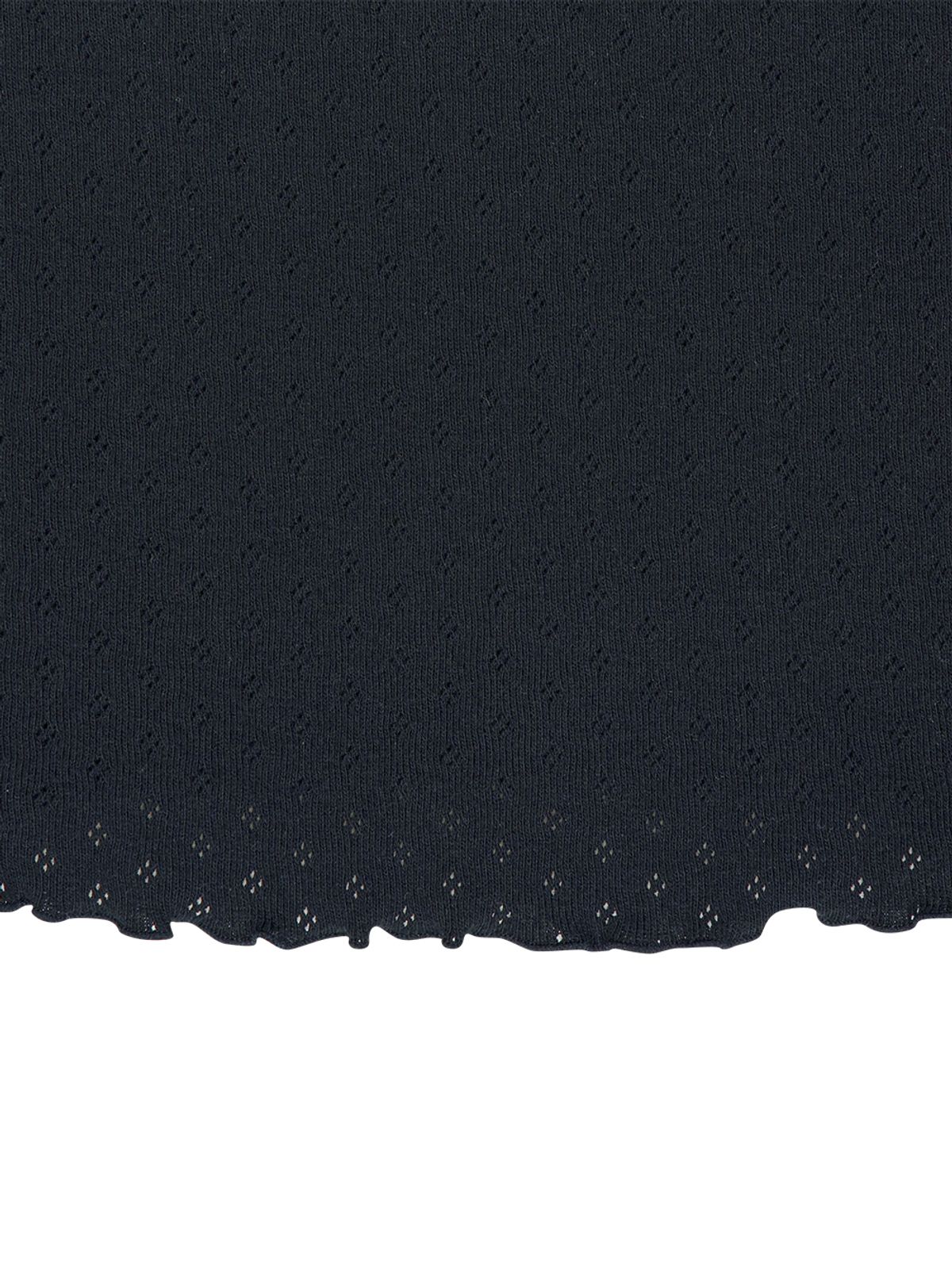 뚜오미오(TUOMIO) POINTELLE RIBBON TANK [BLACK]