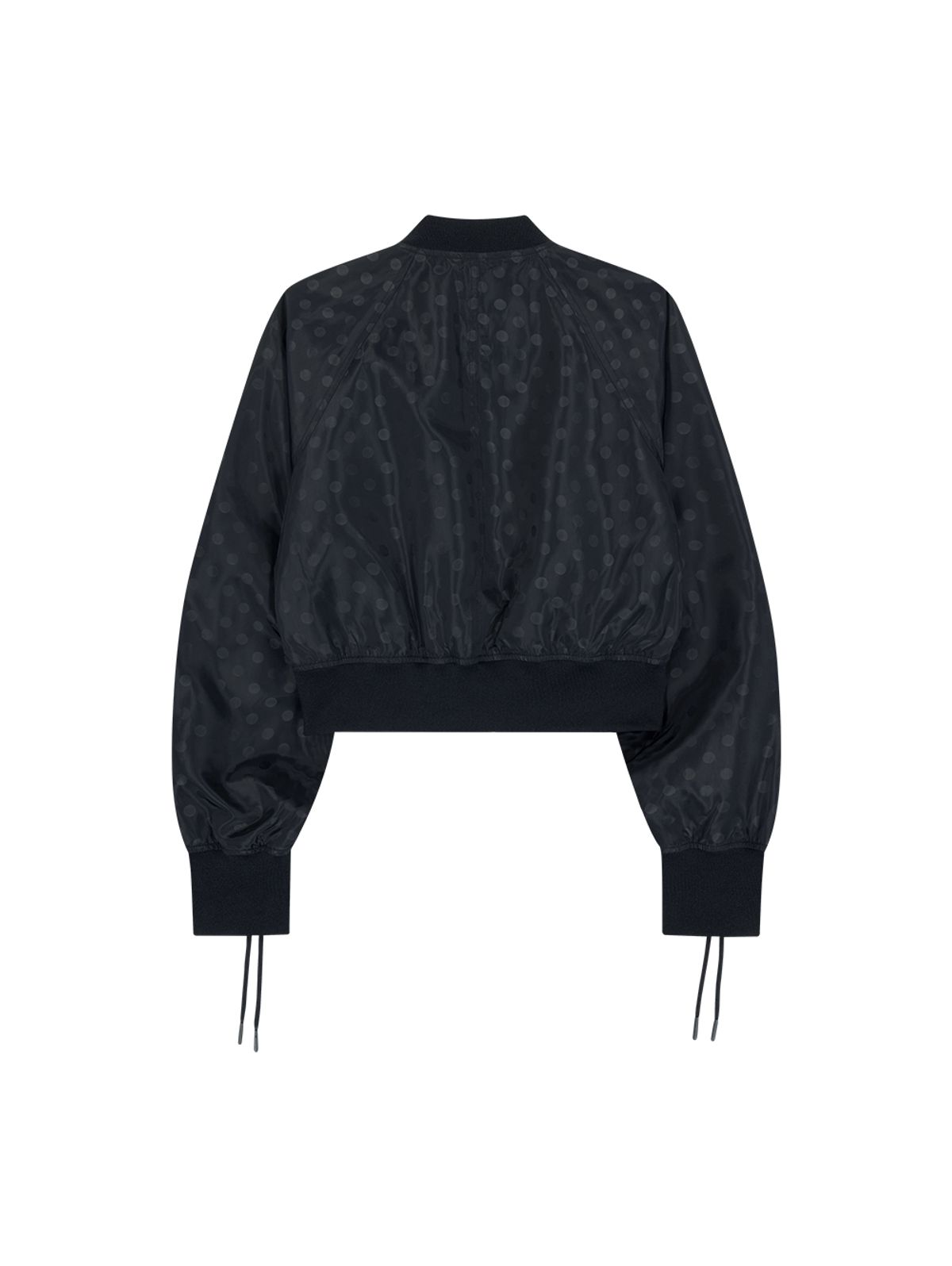 뚜오미오(TUOMIO) RIBBON DOT BOMBER [BLACK]