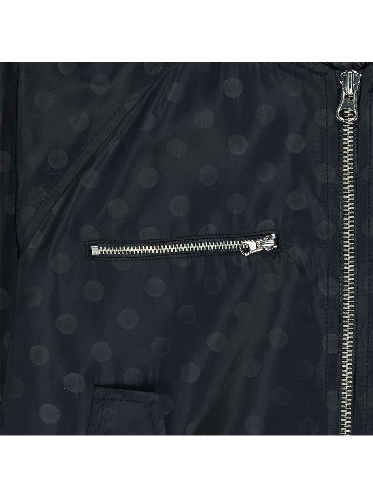 뚜오미오(TUOMIO) RIBBON DOT BOMBER [BLACK]