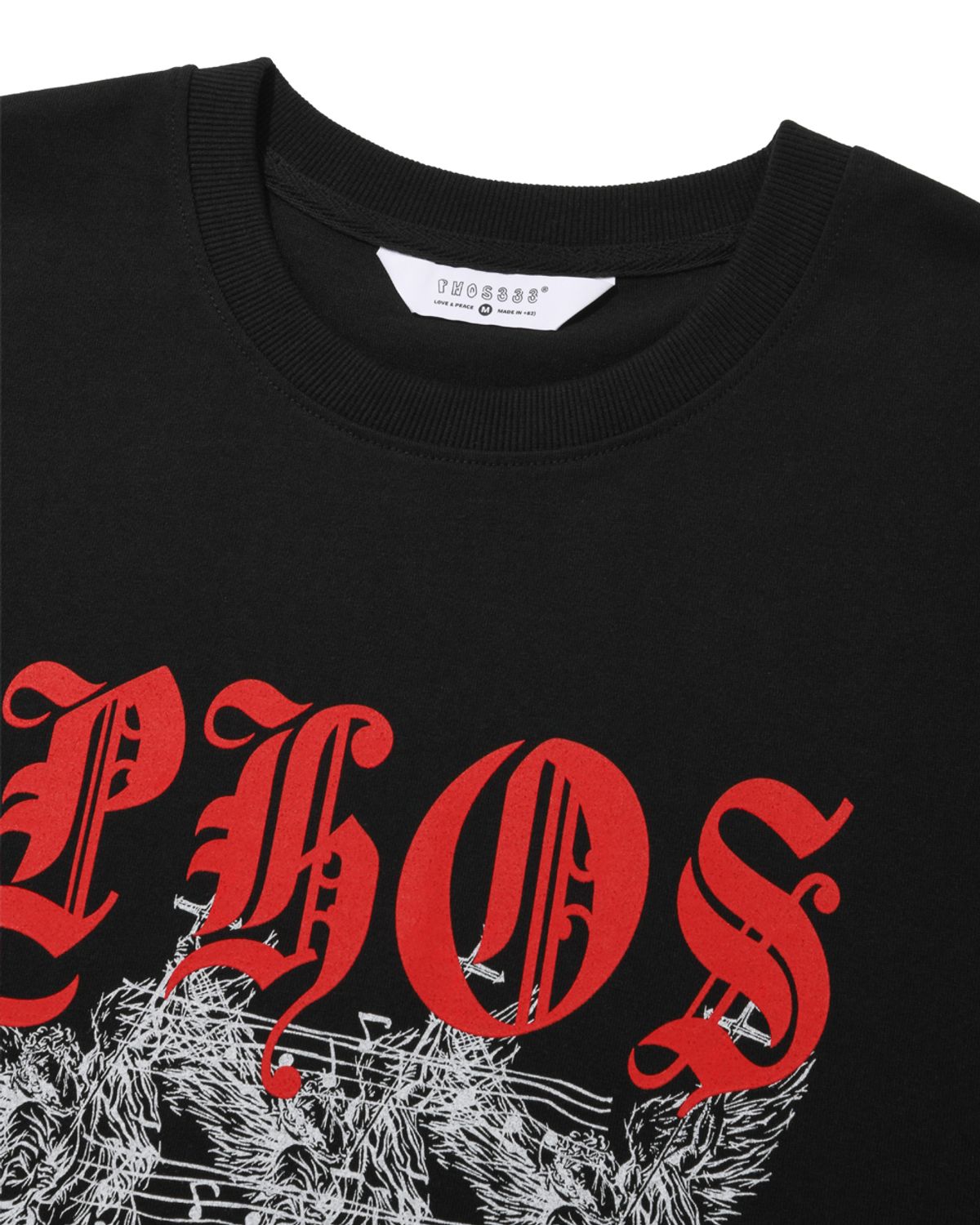 포스333(PHOS333) Hazzard002 Michael long sleeved/Black