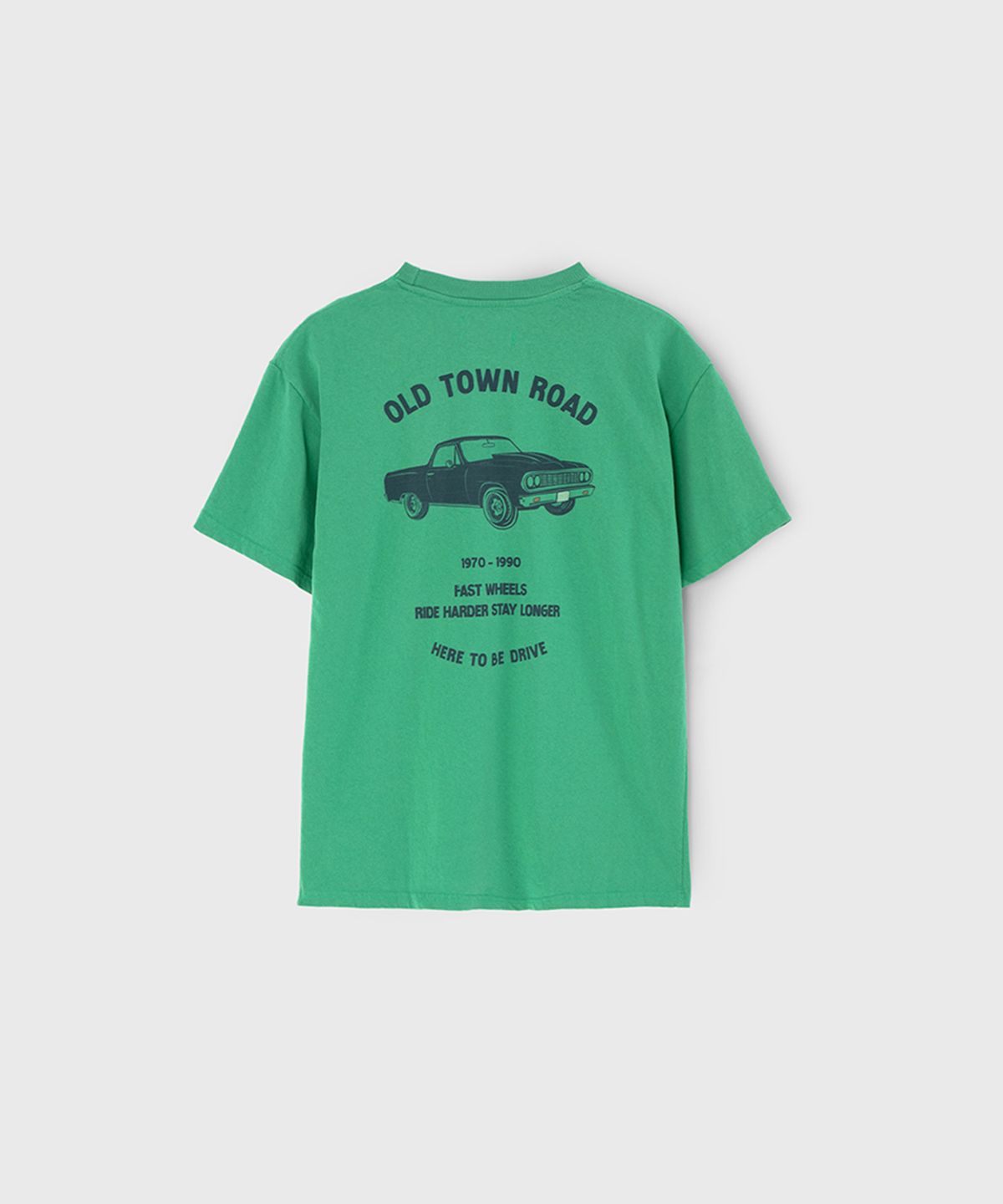 벌스데이수트(BIRTHDAYSUIT) EL CAMINO T-SHIRT (GREEN)