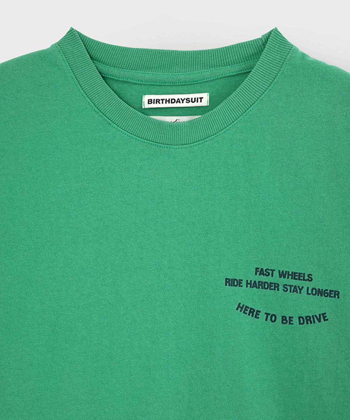 벌스데이수트(BIRTHDAYSUIT) EL CAMINO T-SHIRT (GREEN)