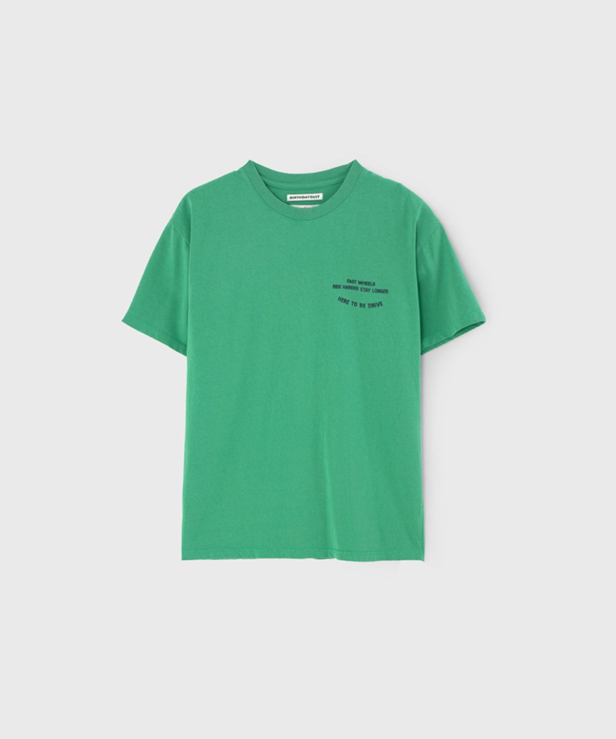 벌스데이수트(BIRTHDAYSUIT) EL CAMINO T-SHIRT (GREEN)