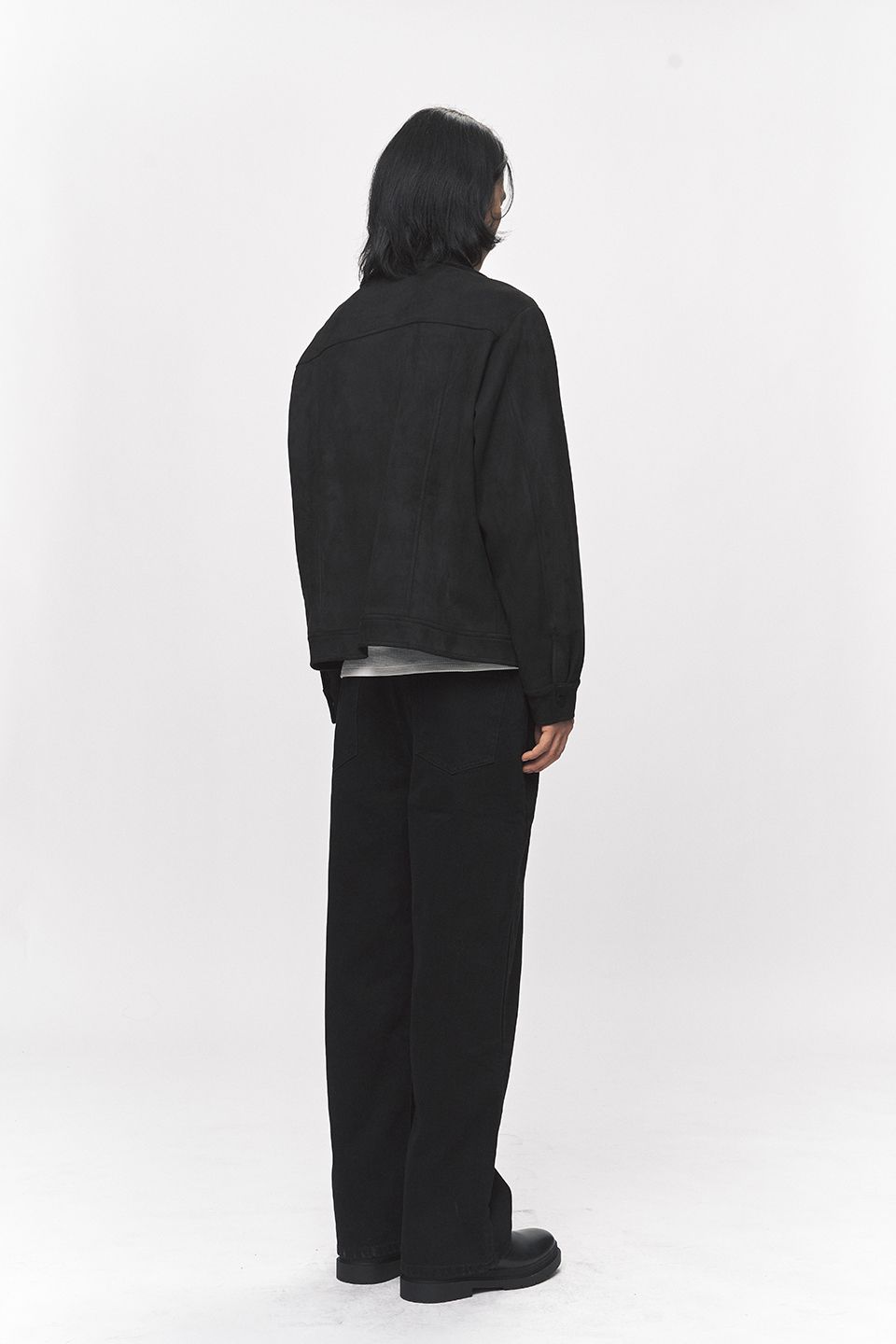 【新品未使用】ブランケット MALE MUSE MUZE TURQUOISE LABEL -【2WAY SPRAY DENIM ZIP BLOUSON(BLACK