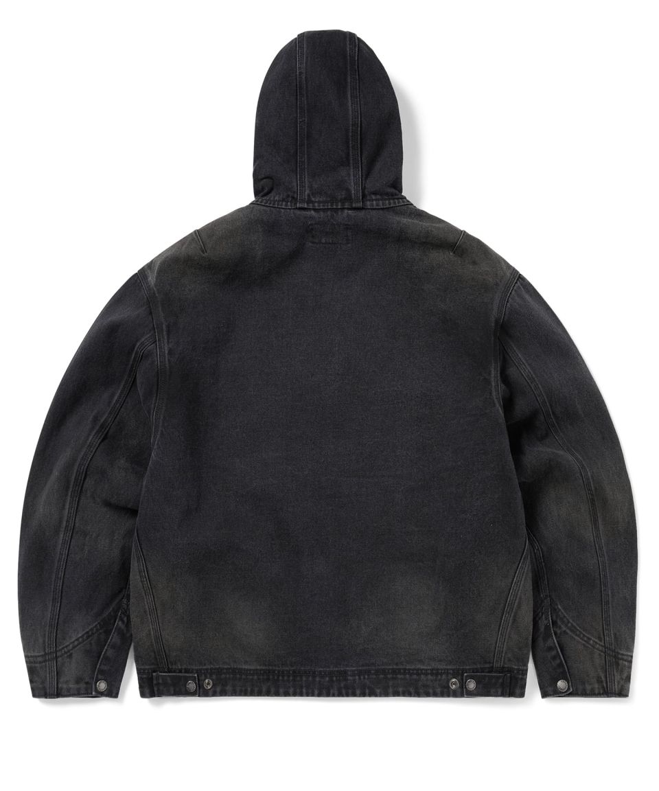 MUSINSA公式 | thisisneverthat Washed Carpenter Jacket Black