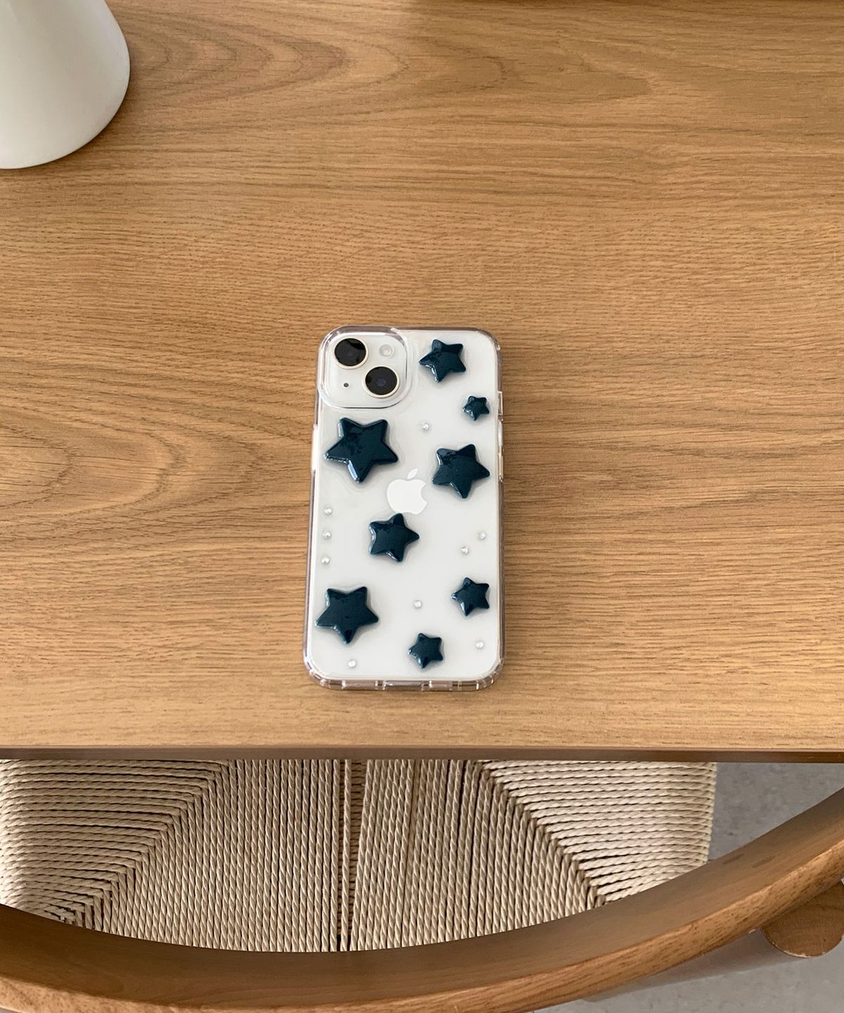 해피고럭키(HAPPYGOLUCKY) Starry night(navy)  레진 핸드폰 케이스