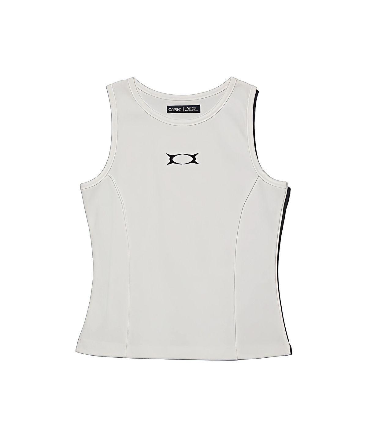 크리틱(CRITIC) WORMHOLE SLEEVELESS TOP (FOR WOMEN) WHITE