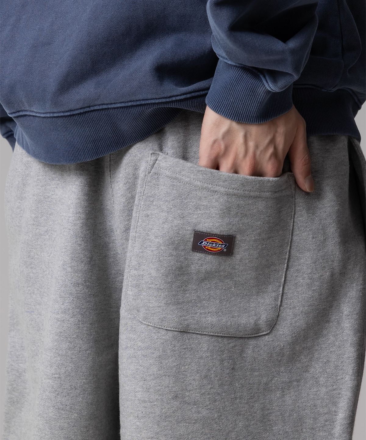 디키즈(DICKIES) 베이직 루즈핏 스웨트 팬츠 Gray