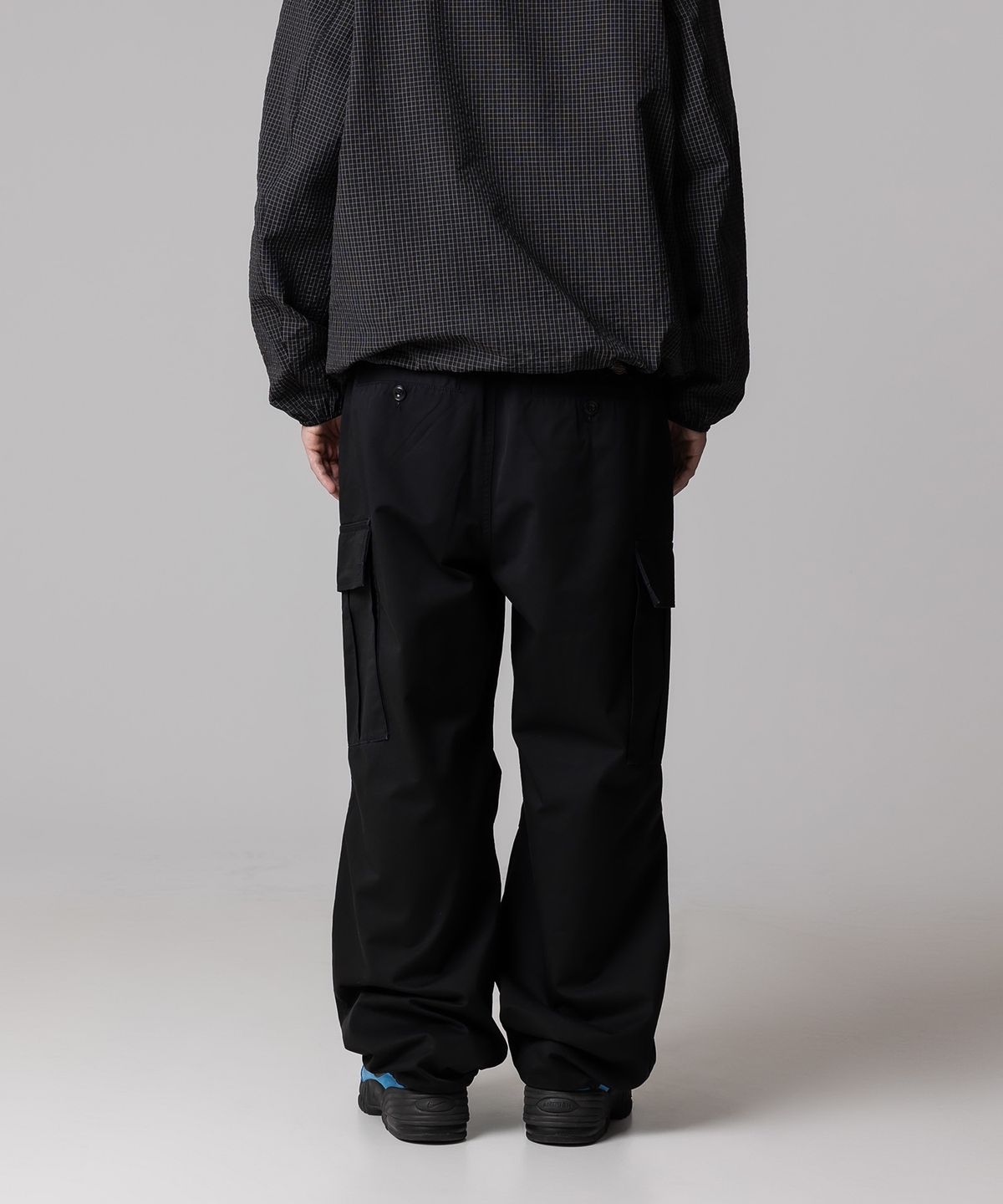디키즈(DICKIES) 워시드 루즈핏 트윌 카고 팬츠 Black