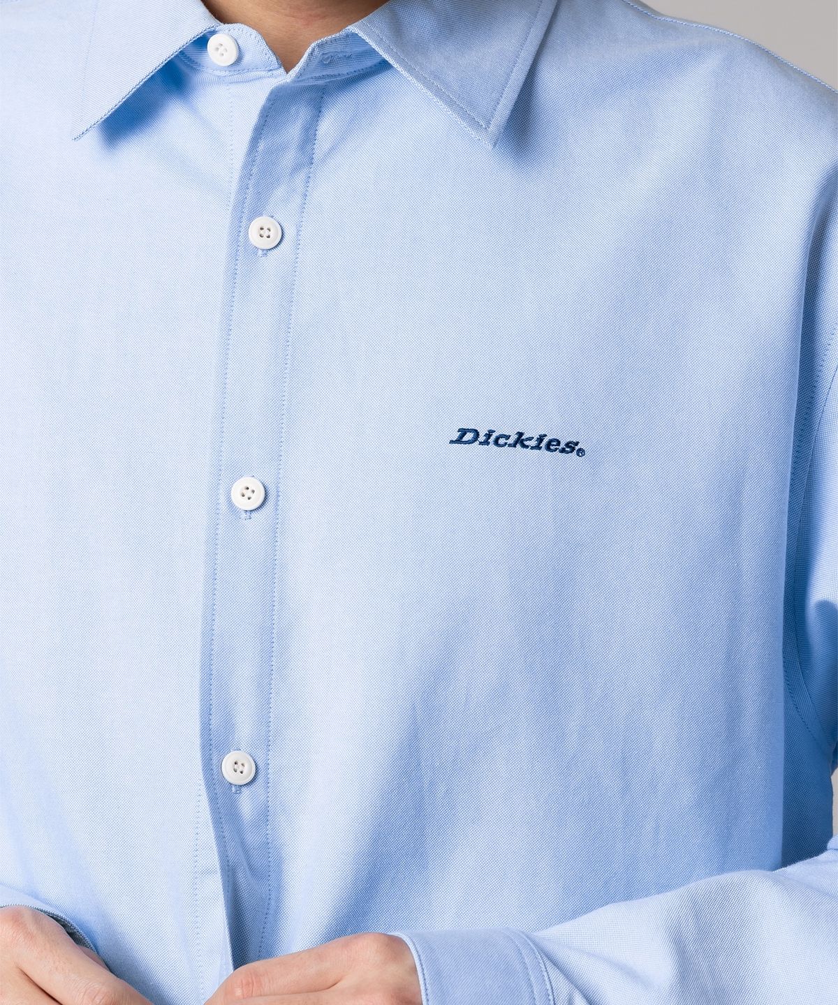 디키즈(DICKIES) 베이직 옥스포드 셔츠 Sky Blue