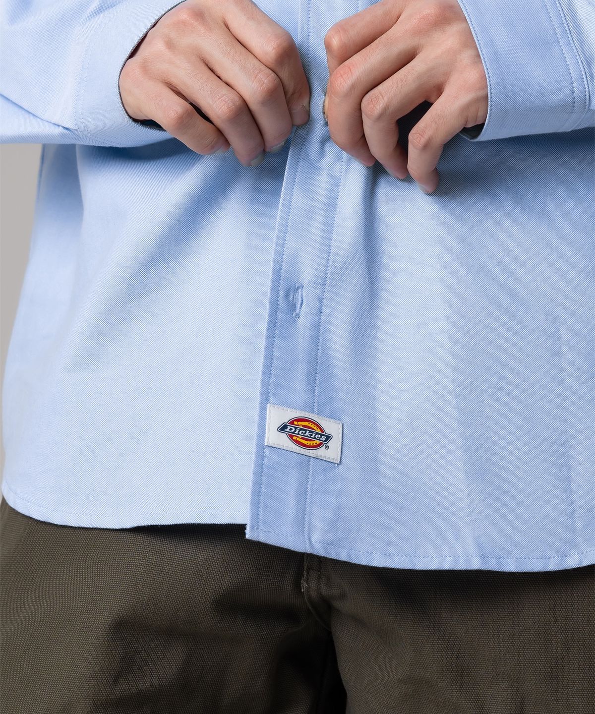 디키즈(DICKIES) 베이직 옥스포드 셔츠 Sky Blue