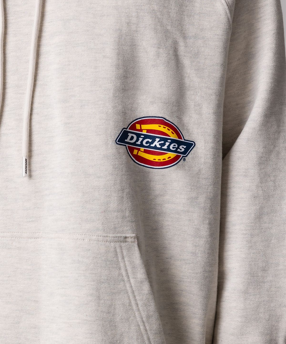 디키즈(DICKIES) 사이드 트리 로고 후드 Oatmeal