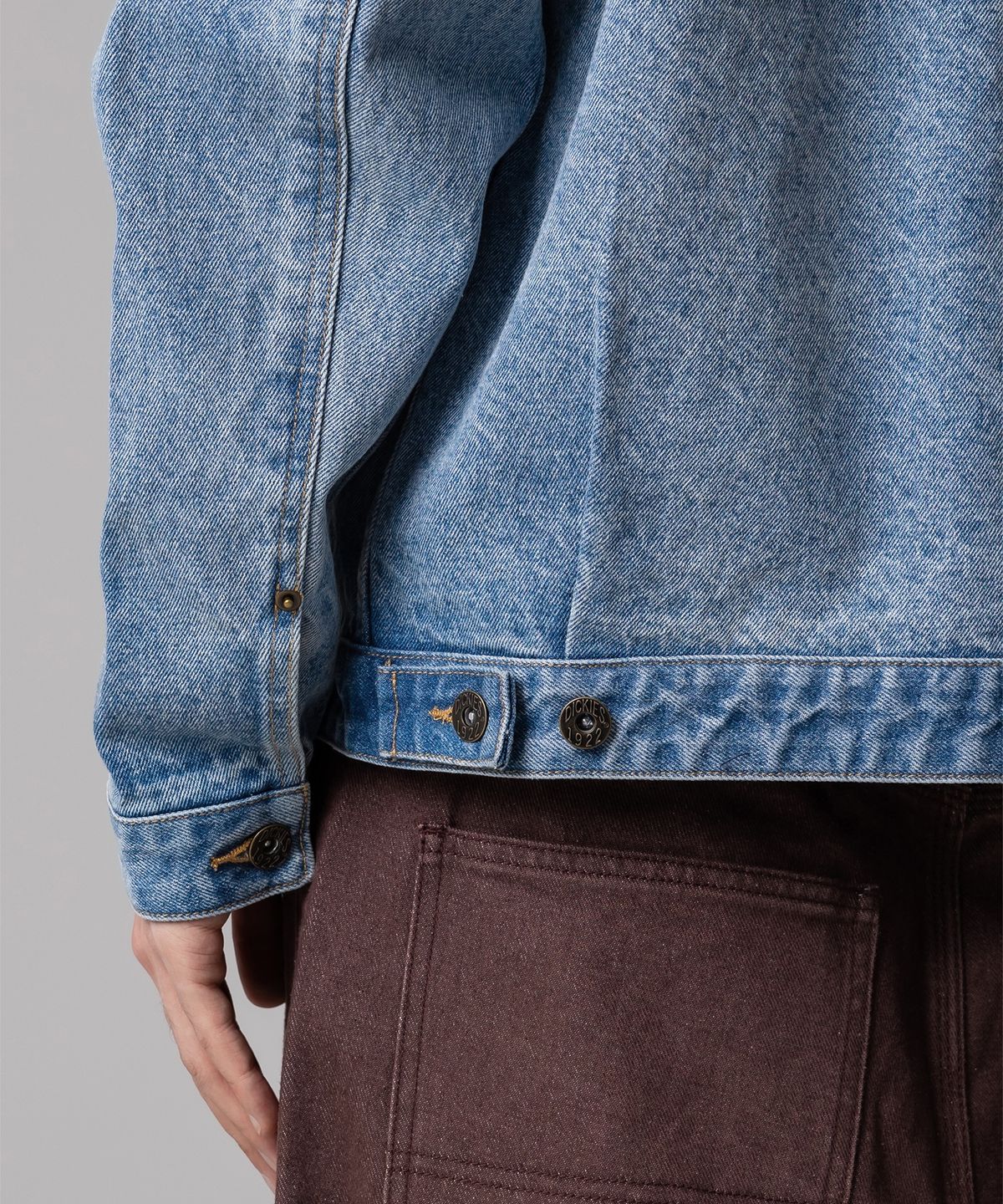 디키즈(DICKIES) 더블 포켓 데님 재킷 Light Blue