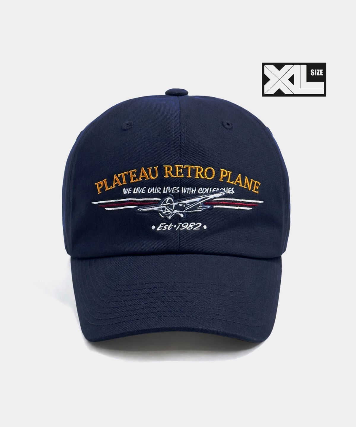 플래토(PLATEAU) 빅사이즈 볼캡 XL PLATEAU RP VTG CAP NAVY
