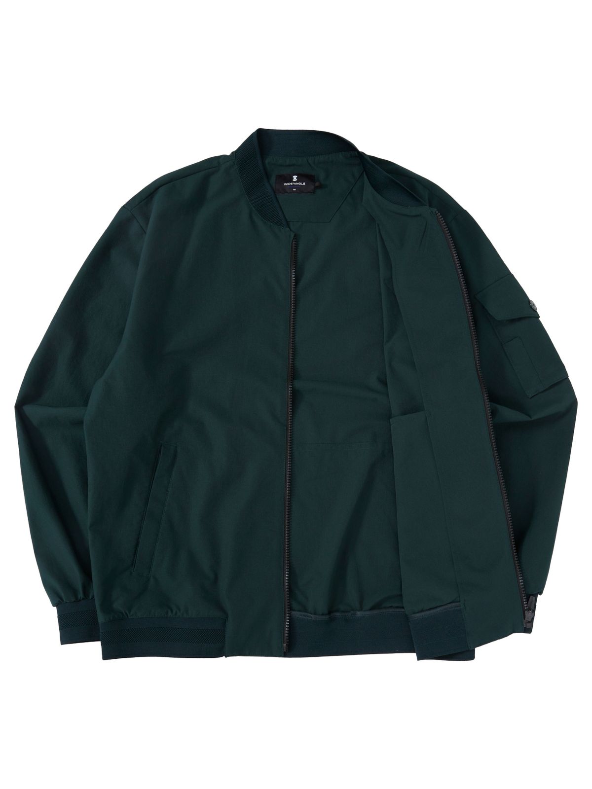 와이드앵글(WIDEANGLE) CO AIR 블루종 자켓 M_Dark Green