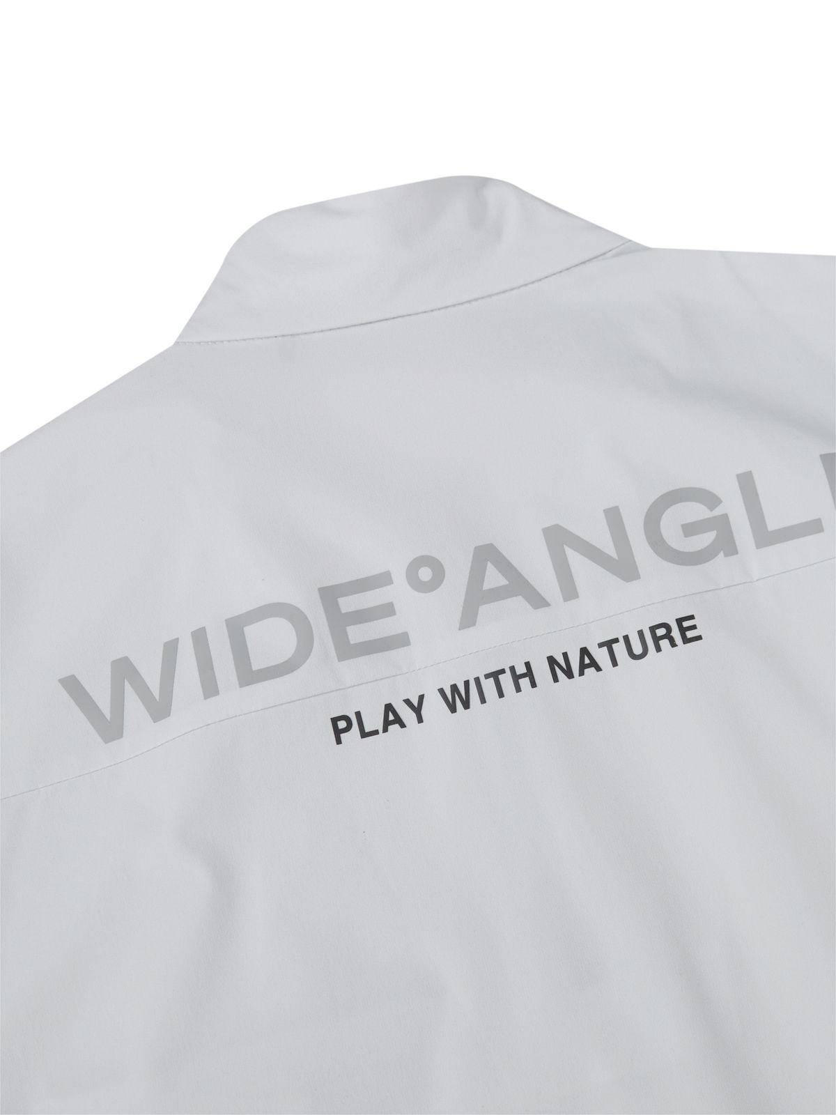 와이드앵글(WIDEANGLE) CO 하프집업 아노락 베스트 M_Ice Grey