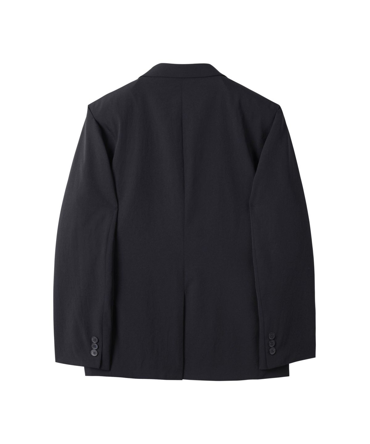 커스텀멜로우(CUSTOMELLOW) Black Slim Fit Wool Blended Setup Jacket CWJAM25401BKX
