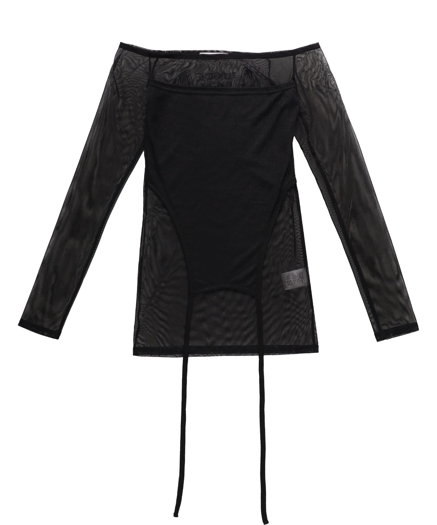 ★2025SS新作★illio★angel wing mesh long sleeve MUSINSA | ILLIO Black angel wing mesh long sleeve