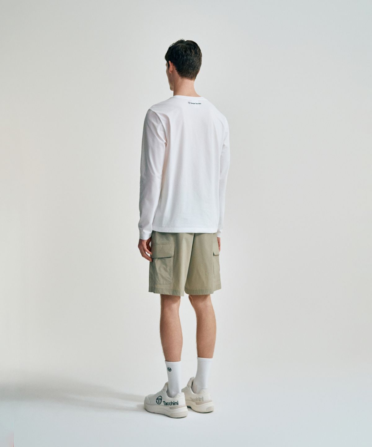 세르지오 타키니(SERGIO TACCHINI) M 쿨매치 긴팔 티셔츠 (White)