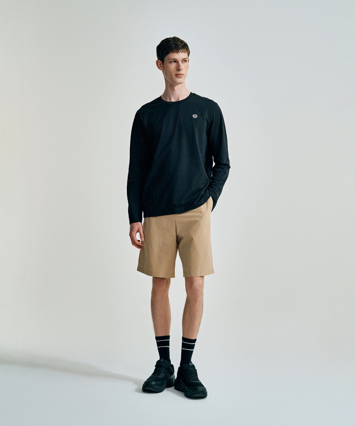 세르지오 타키니(SERGIO TACCHINI) M 쿨매치 긴팔 티셔츠 (Black)