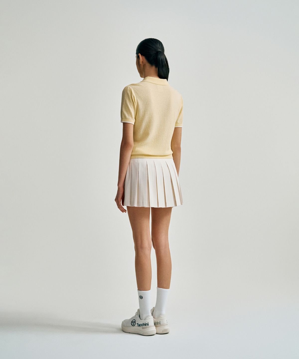 세르지오 타키니(SERGIO TACCHINI) W 타키니 모던 폴로 스웨터 (L.Yellow)