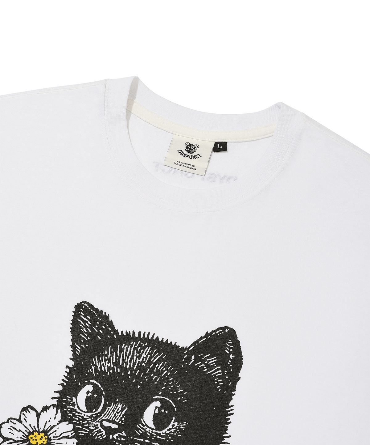 디스펑트(DYSFUNCT) SWEET KITTY T-SHIRT(WHITE)