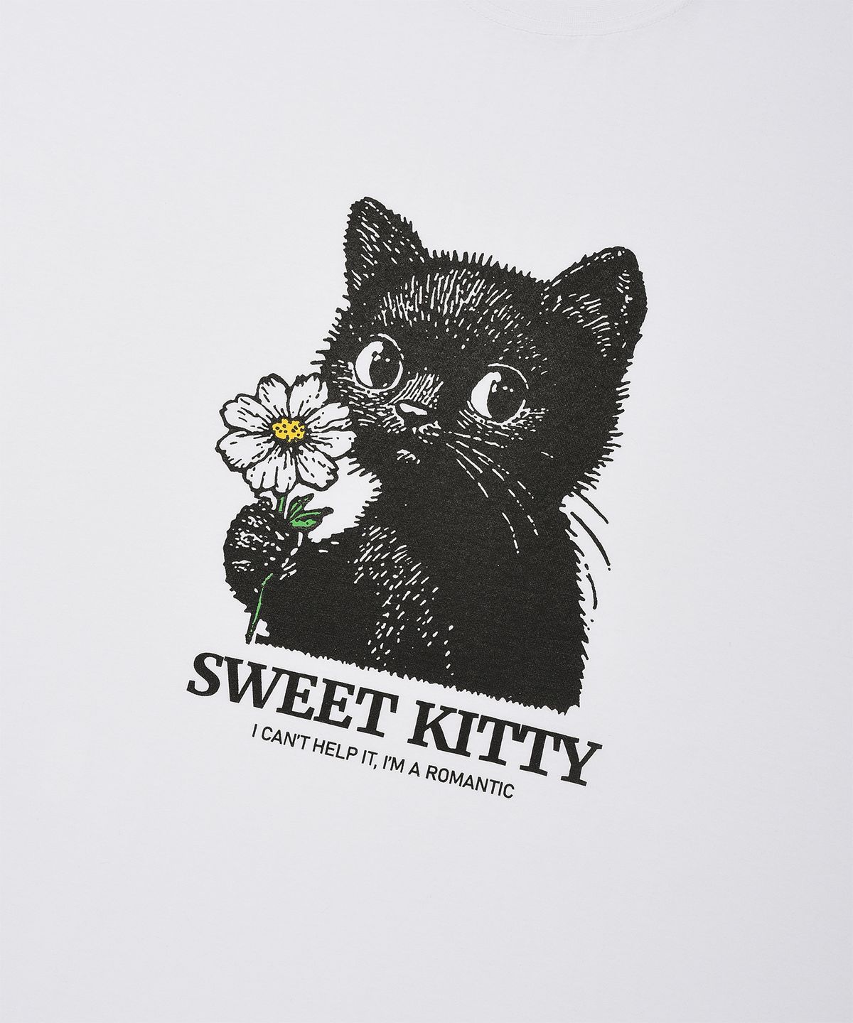 디스펑트(DYSFUNCT) SWEET KITTY T-SHIRT(WHITE)