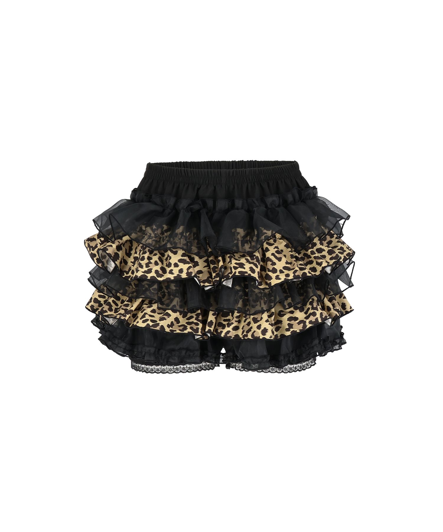 MUSINSA | ILLIO Leopard tutu shorts