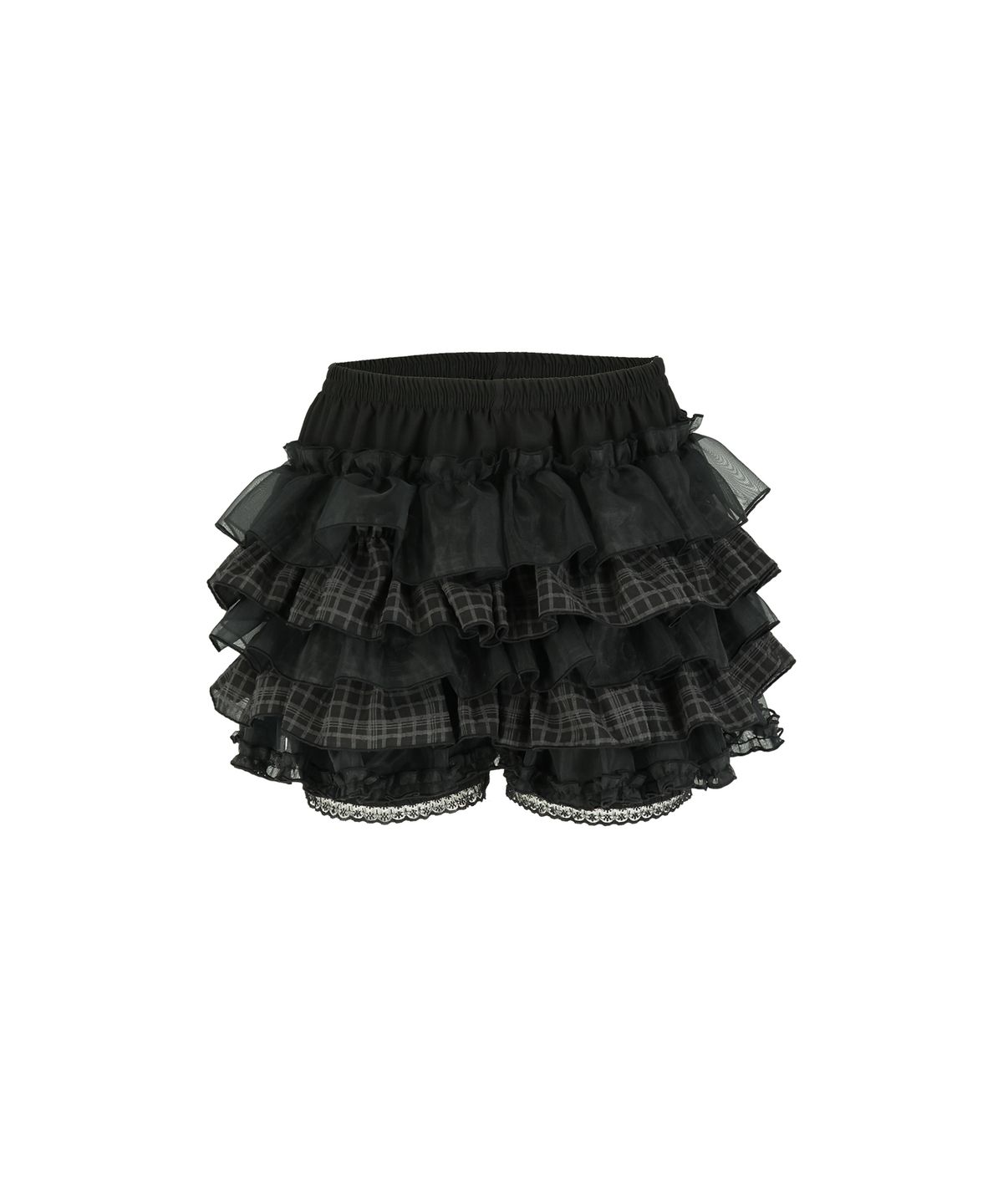 일리오(ILLIO) Check tutu shorts