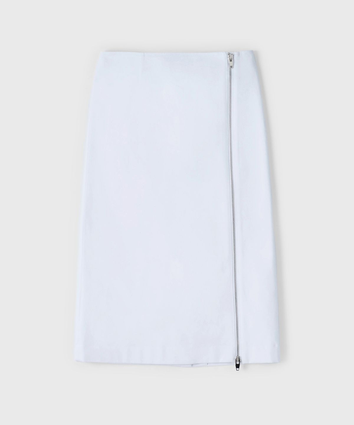 윤세(YUNSE) 지퍼 스커트 (화이트)