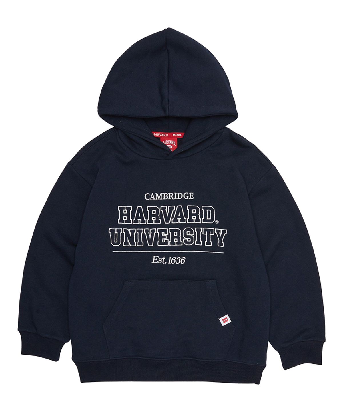 하버드 키즈(HARVARD KIDS) 하버드 시그니처 로고 후드티셔츠 B5S019