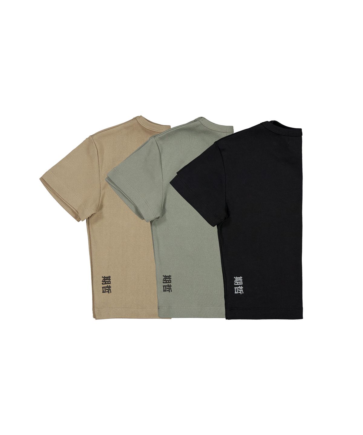 기철(KICHUL) (W)Side tatoo logo crop t-shirt (3pack set)