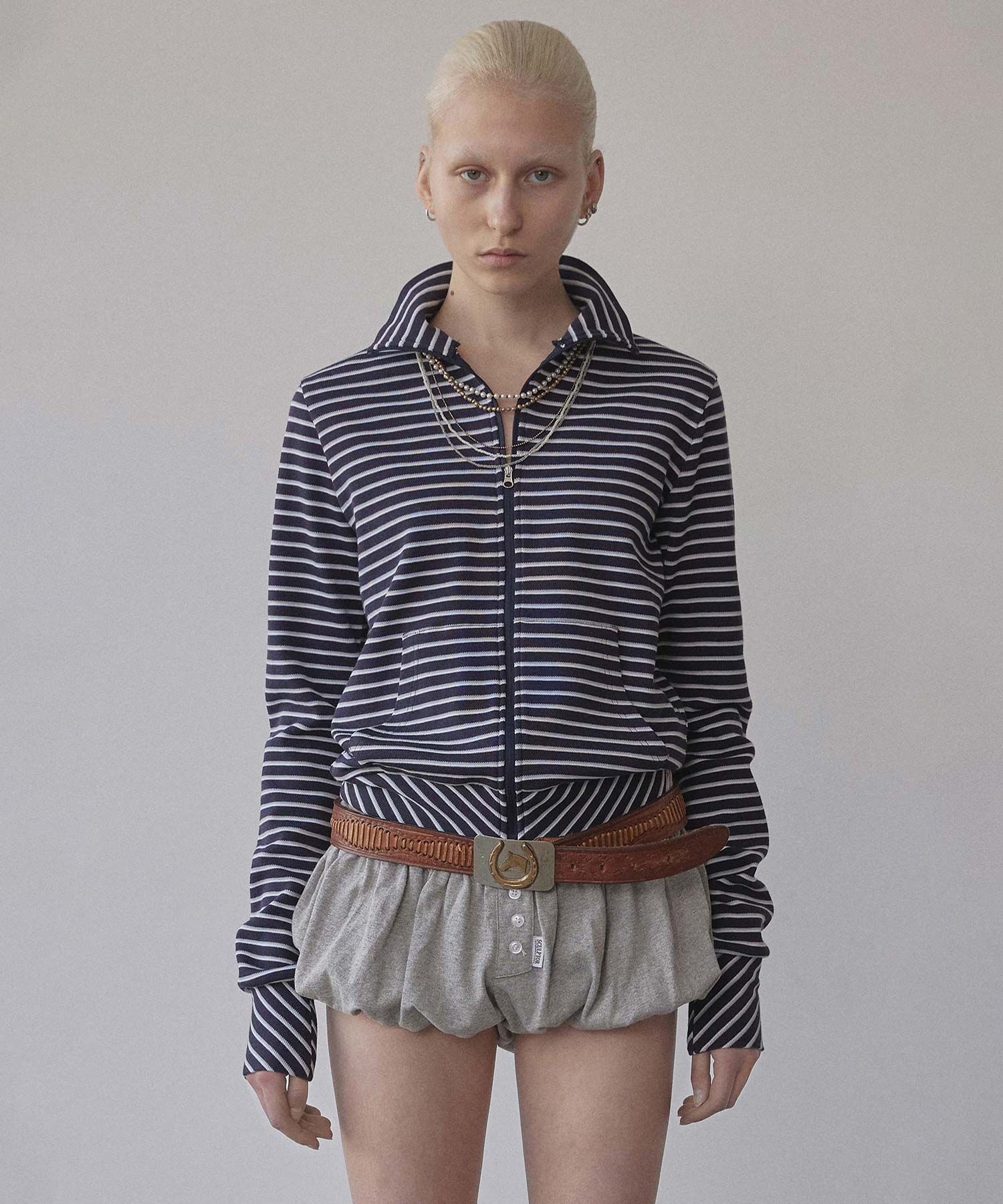 【SCULPTOR】Striped Track Jacket Navy MUSINSA | SCULPTOR Striped Track Jacket Navy