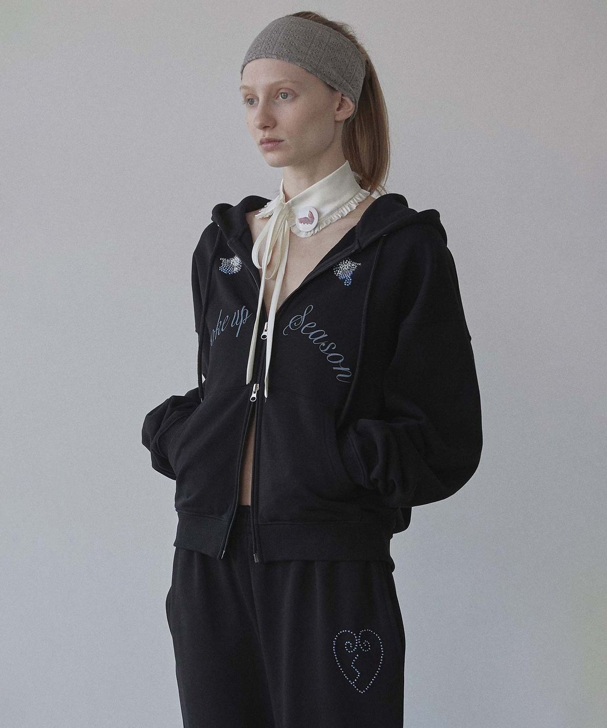 스컬프터(SCULPTOR) My Go To Hoodie Zip-Up Black