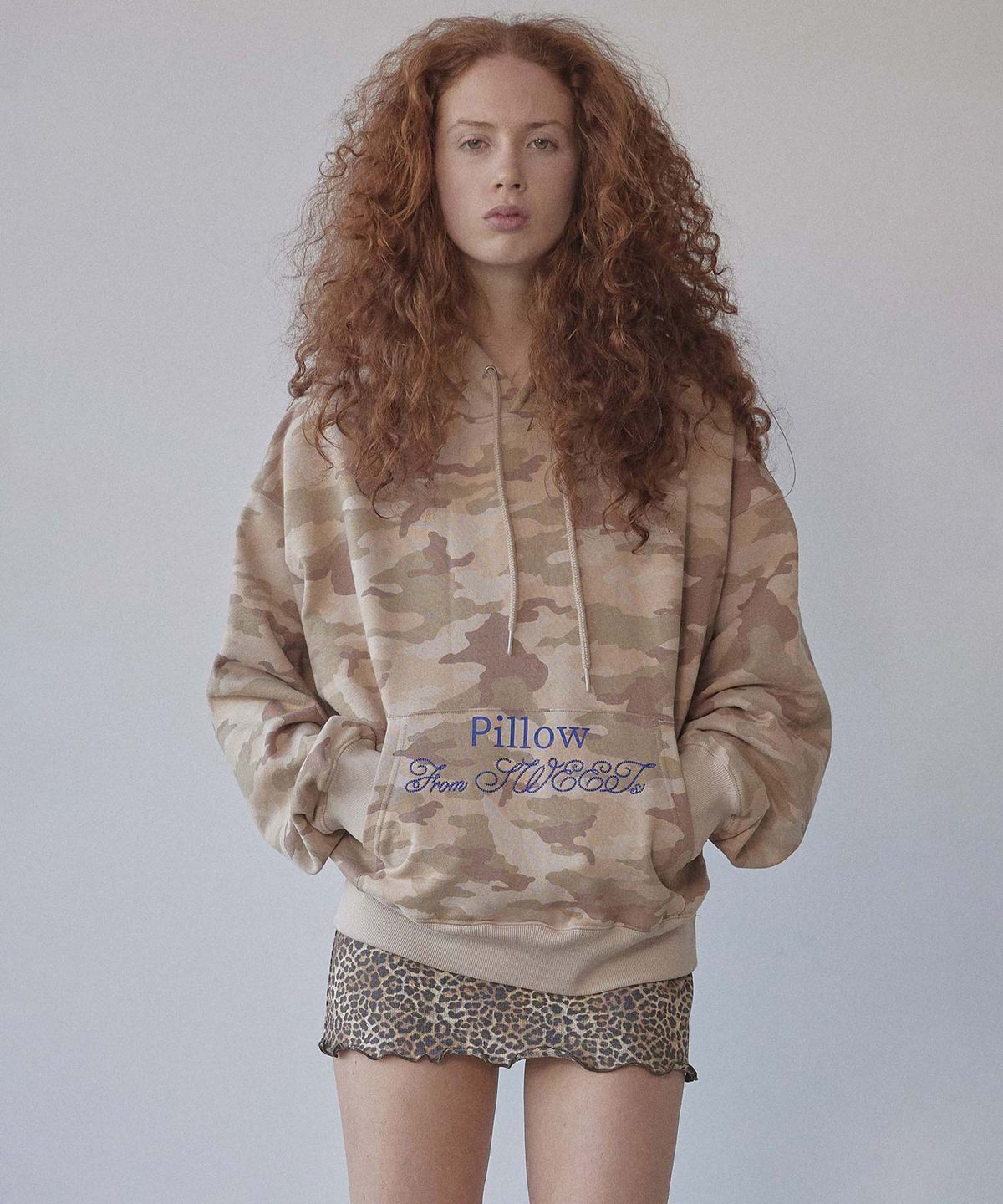 스컬프터(SCULPTOR) Sweets Belly Camo Hoodie Desert