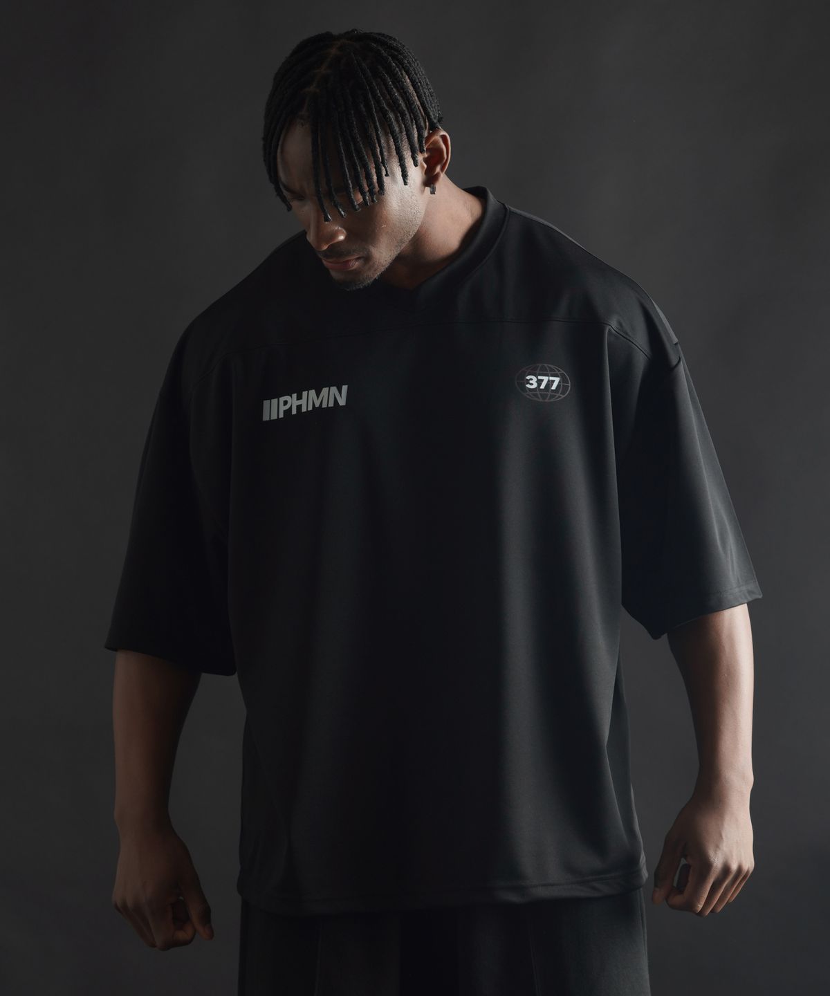 페르메논(PHERMENON) [2PACK] 오버핏 럭비 저지 숏 슬리브 (3COLOR)