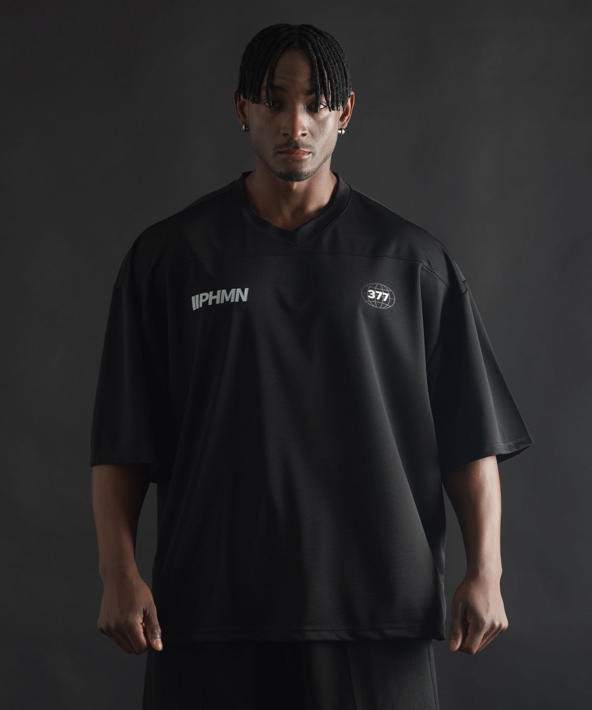 페르메논(PHERMENON) [2PACK] 오버핏 럭비 저지 숏 슬리브 (3COLOR)