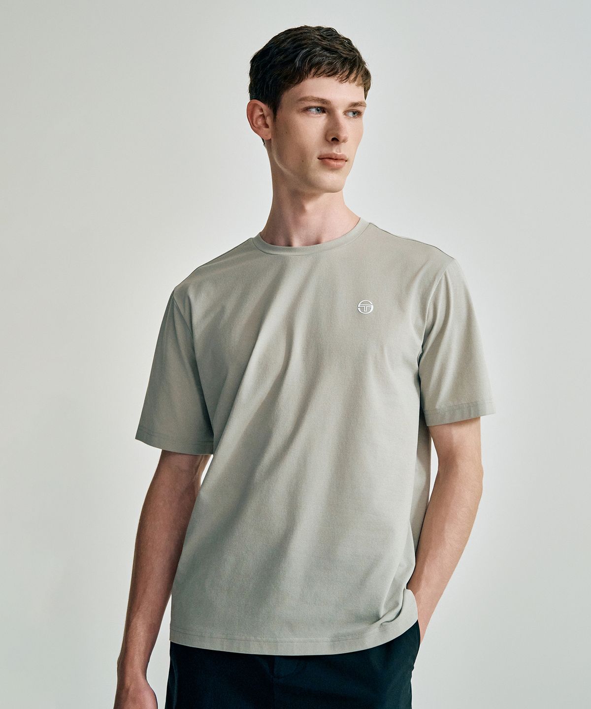 세르지오 타키니(SERGIO TACCHINI) M 쿨매치 반팔 티셔츠 (L.Khaki)