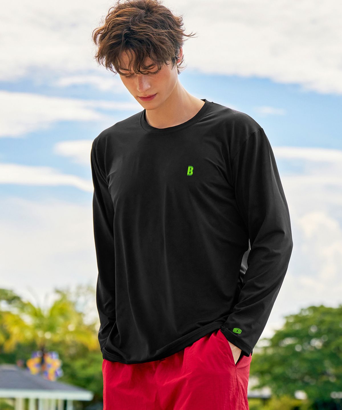 블랙몬스터핏(BLACK MONSTER FIT) 스테레오 래쉬가드 롱슬리브 (3color) / BM250220