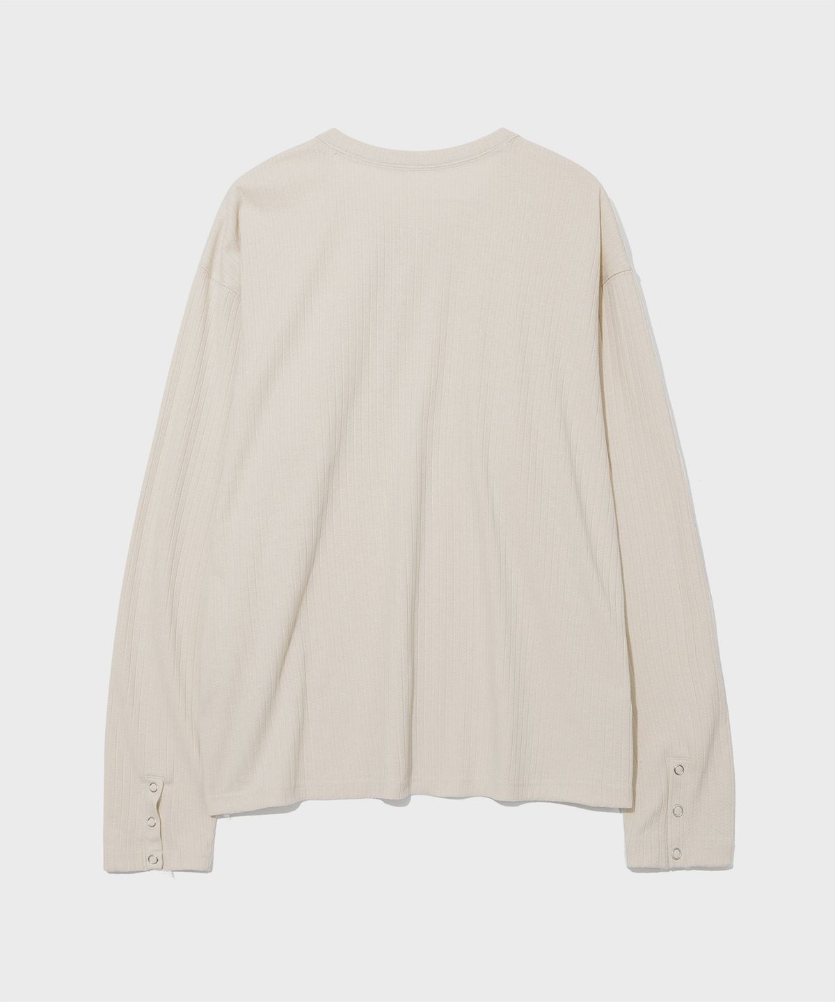세컨모놀로그(SECONDMONO) 골지 헨리니티 롱 슬리브 [BEIGE]_SETS044BEIGE