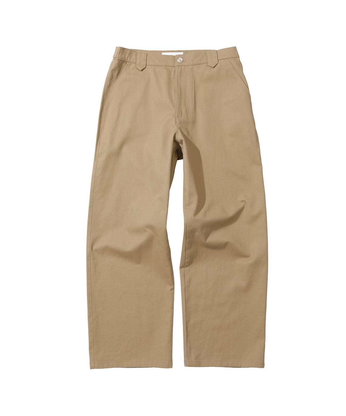 세컨모놀로그(SECONDMONO) Semi Wide Twill Cotton Chino Pants [CAMEL]_SEPT051CAMEL