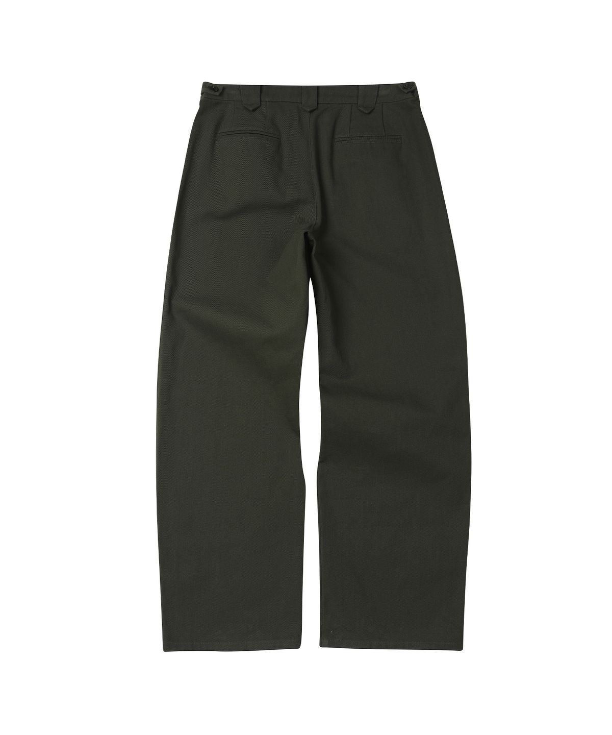 세컨모놀로그(SECONDMONO) Semi Wide Twill Cotton Chino Pants [KHAKI]_SEPT051KHAKI