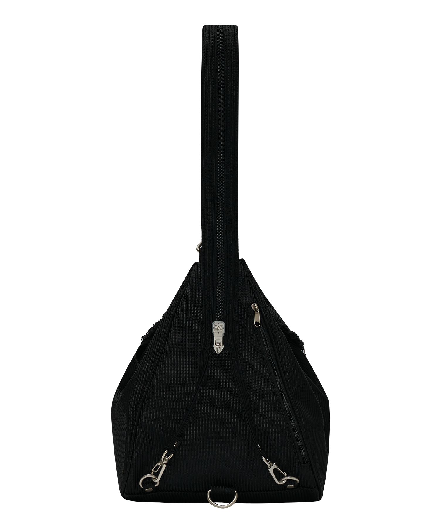 TYPESERVICE ♥ Pearl Trim Ruffled 2-Way Bag/追跡付 MUSINSA公式 | TYPESERVICE Pearl Trim Ruffled 2-Way Bag [Black]