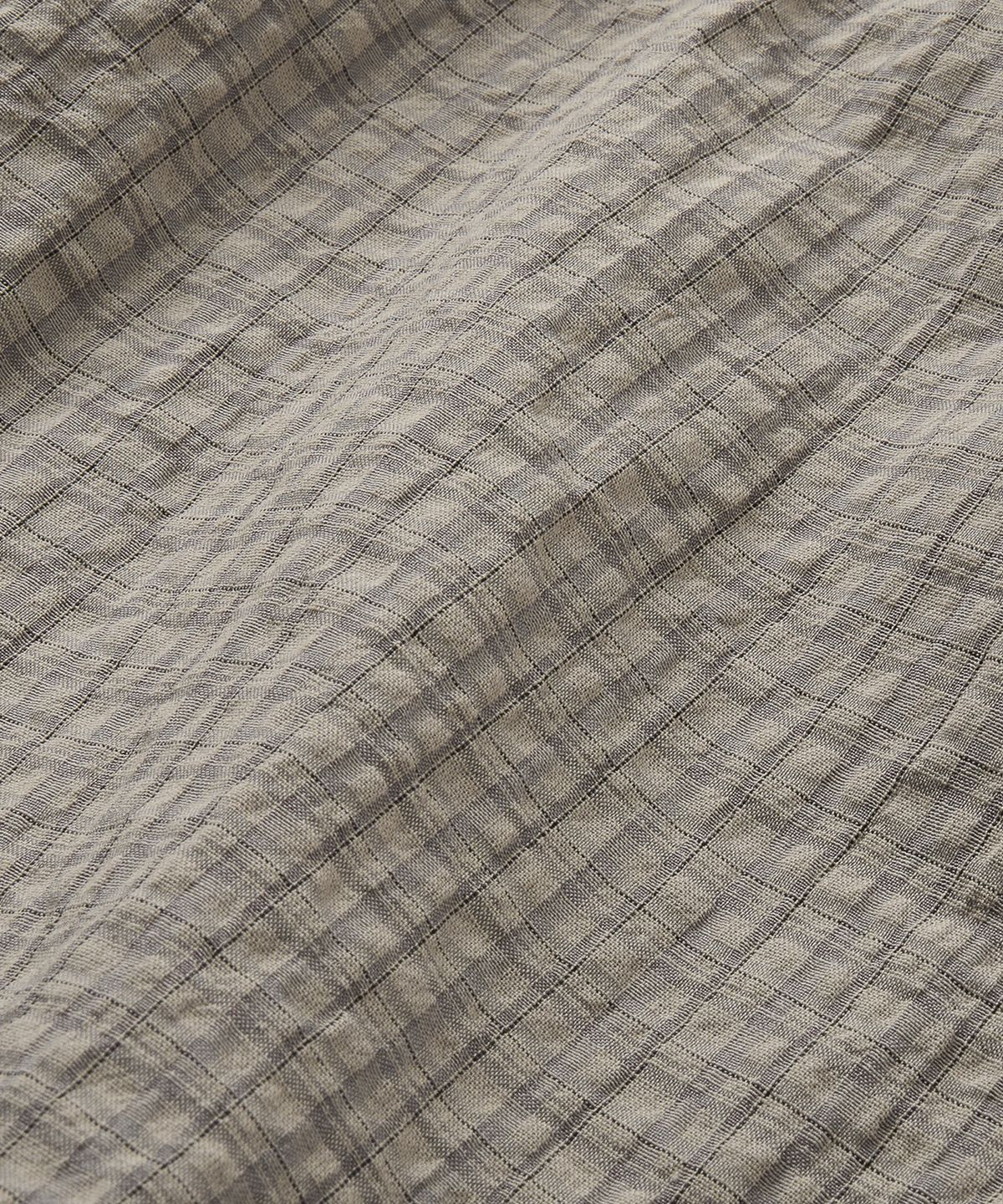 브랜디드(BRANDED) SHEER CHECK SHIRT [BEIGE]